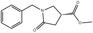 (R)-1-BENZYL-5-OXO-PYRROLIDINE-3-CARBOXYLIC ACID METHYL ESTER Struktur