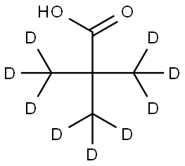三甲基乙酸-D9 結(jié)構(gòu)式