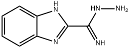 1H-Benzimidazole-2-carboximidicacid,hydrazide(9CI) Struktur