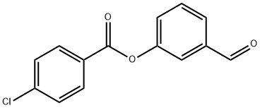 3-FORMYLPHENYL 4-CHLOROBENZOATE Struktur