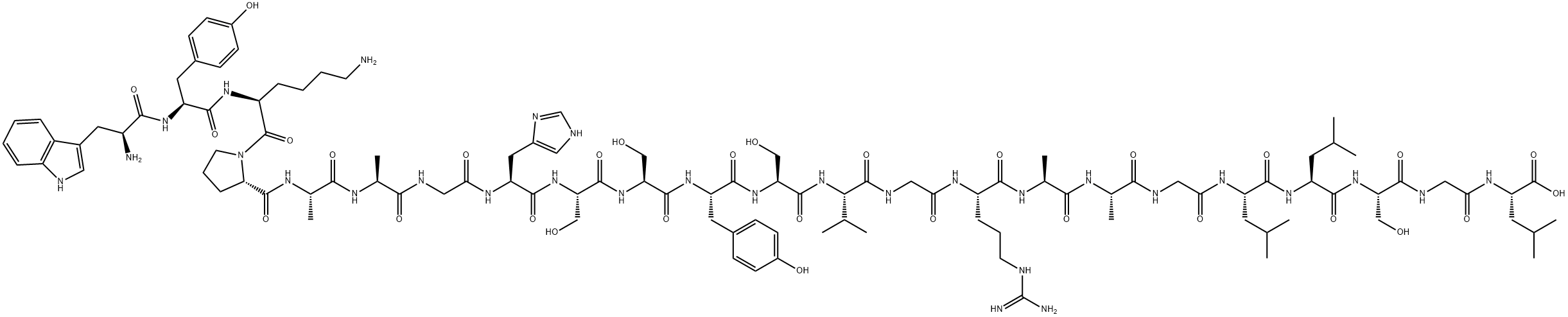 (DES-BROMO)-NEUROPEPTIDE B (1-23) (HUMAN) 結(jié)構(gòu)式