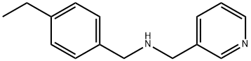 (4-ETHYL-BENZYL)-PYRIDIN-3-YLMETHYL-AMINE Struktur
