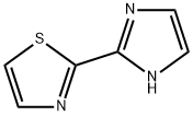 2-(1H-咪唑基-2-基)噻唑 結(jié)構(gòu)式