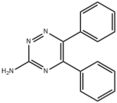 3-氨基-5,6-二苯基-1,2,4-三嗪 結(jié)構(gòu)式
