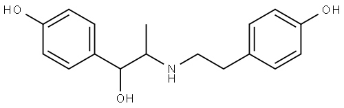 鹽酸利托菌 結(jié)構(gòu)式