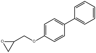 2-((1,1’-biphenyl-4-yloxy)methyl)-oxiran 結(jié)構(gòu)式