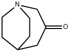 1-Azabicyclo[3.2.2]nonan-3-one(9CI) Struktur