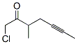 5-Heptyn-2-one,  1-chloro-3-methyl- Struktur