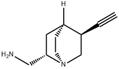1-Azabicyclo[2.2.2]octane-2-methanamine,5-ethynyl-,(1S,2S,4S,5S)-(9CI) Struktur