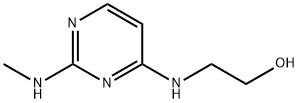 Ethanol, 2-[[2-(methylamino)-4-pyrimidinyl]amino]- (9CI) Struktur