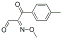 Benzenepropanal, 4-methyl-beta-oxo-, alpha-(O-methyloxime) (9CI) Struktur
