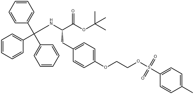 L-Tyrosine, O-(2-tosyloxyethyl)-N-trityl, tert-butyl ester|O-(2-甲苯磺酰氧基乙基)-N-三苯甲基-L-酪氨酸叔丁基酯