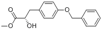 (S)-3-(4-BENZYLOXY-PHENYL)-2-HYDROXY-PROPIONIC ACID METHYL ESTER Struktur