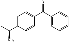 Methanone, [4-[(1S)-1-aminoethyl]phenyl]phenyl- Struktur