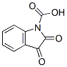 isatic acid Struktur