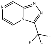 3-三氟甲基-1,2,4-三唑并[4,3-a]吡嗪 結(jié)構(gòu)式