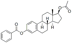 estra-1,3,5(10)-triene-3,17beta-diol 17-acetate 3-benzoate 結(jié)構(gòu)式