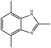 1H-Benzimidazole,2,4,7-trimethyl-(9CI) Struktur