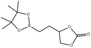 2-(1,3-DIOXOLAN-2-ON-4-YL)-1-ETHYLBORONIC ACID PINACOL ESTER Structure