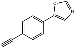 5-(4-ETHYNYLPHENYL)-1,3-OXAZOLE 結(jié)構(gòu)式