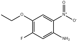 Benzenamine, 4-ethoxy-5-fluoro-2-nitro- (9CI) Struktur