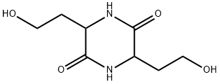 3,6-BIS(2-HYDROXYETHYL)-2,5-DIKETOPIPERAZINE Struktur