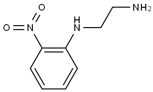 N-(2-ニトロフェニル)-1,2-エタンジアミン 化學(xué)構(gòu)造式