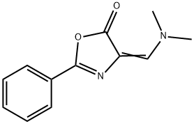 4-((二甲基氨基)亞甲基)-2-苯基噁唑-5(4H)-酮 結(jié)構(gòu)式