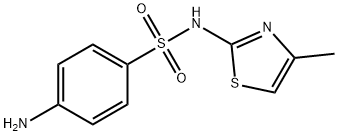 N'1-(4-methylthiazol-2-yl)sulphanilamide Struktur