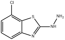 2(3H)-Benzothiazolone,7-chloro-,hydrazone(9CI) Struktur