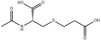 S-(2-carboxyethyl)-N-acetylcysteine 結(jié)構(gòu)式