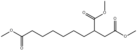 1,2,8-Octanetricarboxylic acid trimethyl ester Struktur