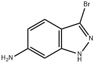 3-溴-6-氨基吲唑 結(jié)構(gòu)式