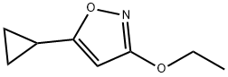 Isoxazole, 5-cyclopropyl-3-ethoxy- (9CI) Struktur