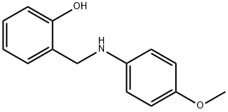 2-[(4-METHOXY-PHENYLAMINO)-METHYL]-PHENOL Struktur