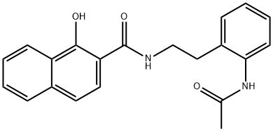 N-(2-ACETAMIDOPHENETHYL)-1-HYDROXY-2-NAPHTHAMIDE|N-(2-乙酰氨基苯乙基)-1-羥基-2-萘酰胺