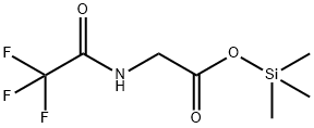 Glycine, N-(trifluoroacetyl)-, trimethylsilyl ester Struktur