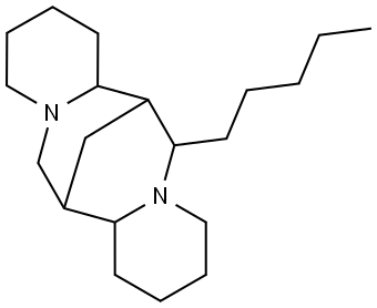 17-pentylsparteine Struktur