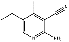 3-Pyridinecarbonitrile,  2-amino-5-ethyl-4-methyl- Struktur