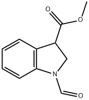 METHYL 1-FORMYLINDOLINE-3-CARBOXYLATE Structure