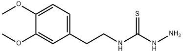 4-(3,4-DIMETHOXYPHENETHYL)-3-THIOSEMICARBAZIDE Struktur