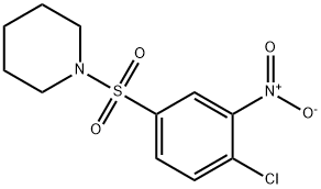 1-(4-CHLORO-3-NITRO-BENZENESULFONYL)-PIPERIDINE Struktur