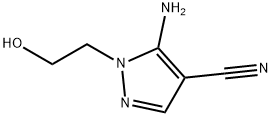 1-羥乙基-4-氰基-5-氨基吡唑 結(jié)構(gòu)式