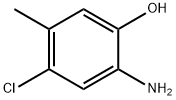 2-AMINO-4-CHLORO-5-METHYL PHENOL Struktur