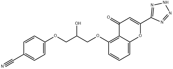 克羅米腈, 53736-51-9, 結(jié)構(gòu)式