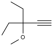 3-Ethyl-3-methoxy-1-pentyne Struktur