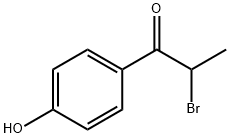 2-溴-1-(4-羥苯基)丙烷-1-酮 結(jié)構(gòu)式