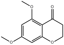 4H-1-苯并吡喃-4-酮, 2,3-二氫-5,7-二甲氧基- 結(jié)構(gòu)式