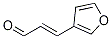 2-Propenal, 3-(3-furanyl)-, (2E) Struktur