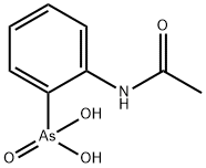 2-(Acetylamino)phenylarsonic acid Struktur